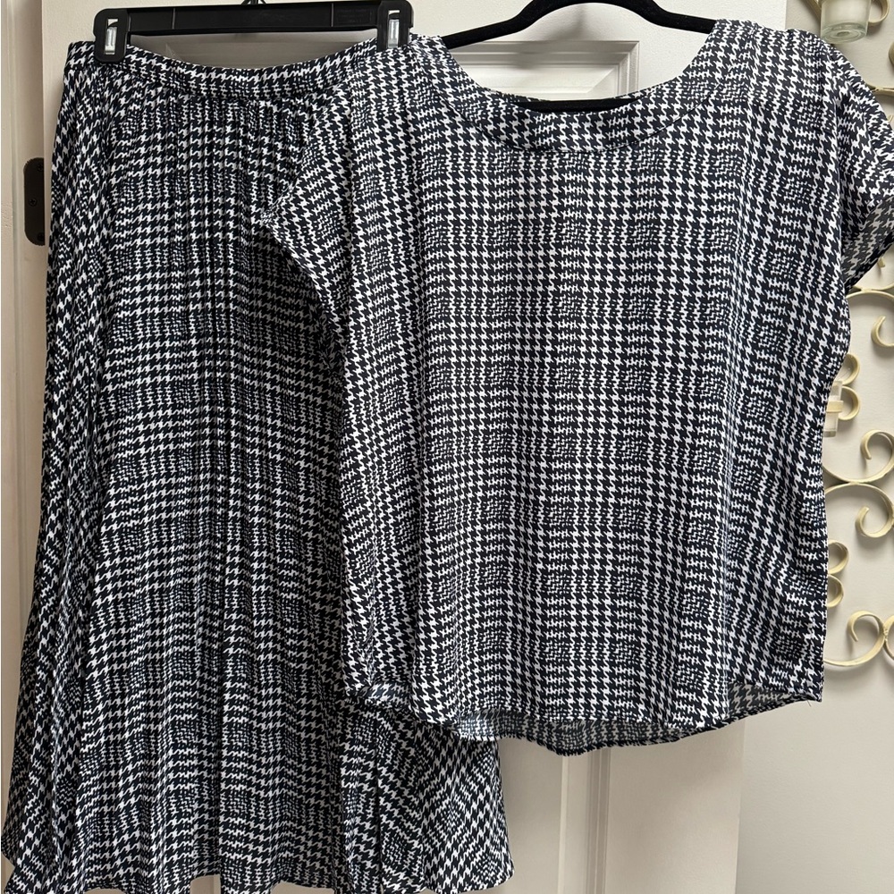 Banana Republic Houndstooth Set